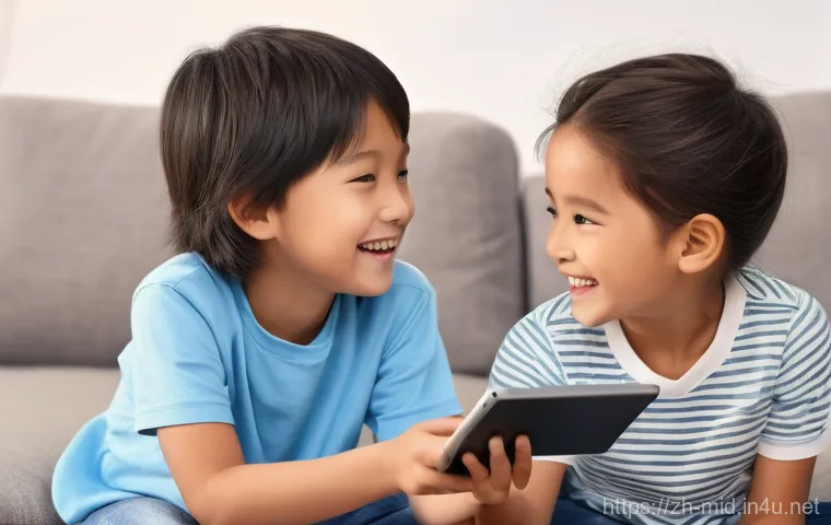 중학교 교과서 외 자료 활용 - **Prompt**: Two enthusiastic children, a girl and a boy aged 9-11, are joyfully collaborating on a c... 중학교 교과서 외 자료 활용 - **Prompt**: Two enthusiastic children, a girl and a boy aged 9-11, are joyfully collaborating on a c...