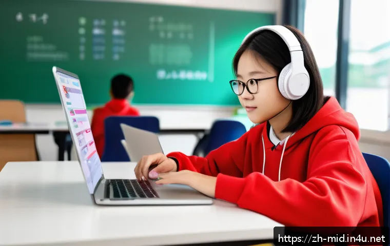 중학교 온라인 학습 도구 관련 이미지 1